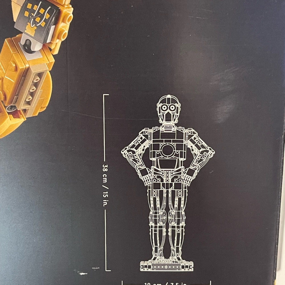 LEGO Star Wars C-3PO Building Set -Gold/Silver 75398 1138Pcs Retired NIB Sealed - Picture 4 of 9